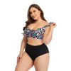 Large Size Bikini Set Push Up Separate Swimsuit High Waisted Swimwear Women 2021 New Bathing Suit Beachwear With Cups Sexy - Surprise store