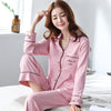 100% Cotton Women's Pajamas Set Long Sleeve Girl Casual Women Sleepwear Leisure Outerwear Sleepwear Pyjamas Nightwear