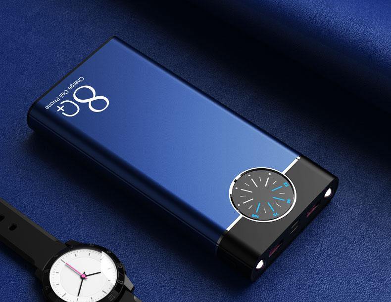 80000mAh Power Bank Portable Charger Large Capacity 2USB LED Lamp External Battery Powerbank for Xiaomi IPhone Samsung - Surprise store