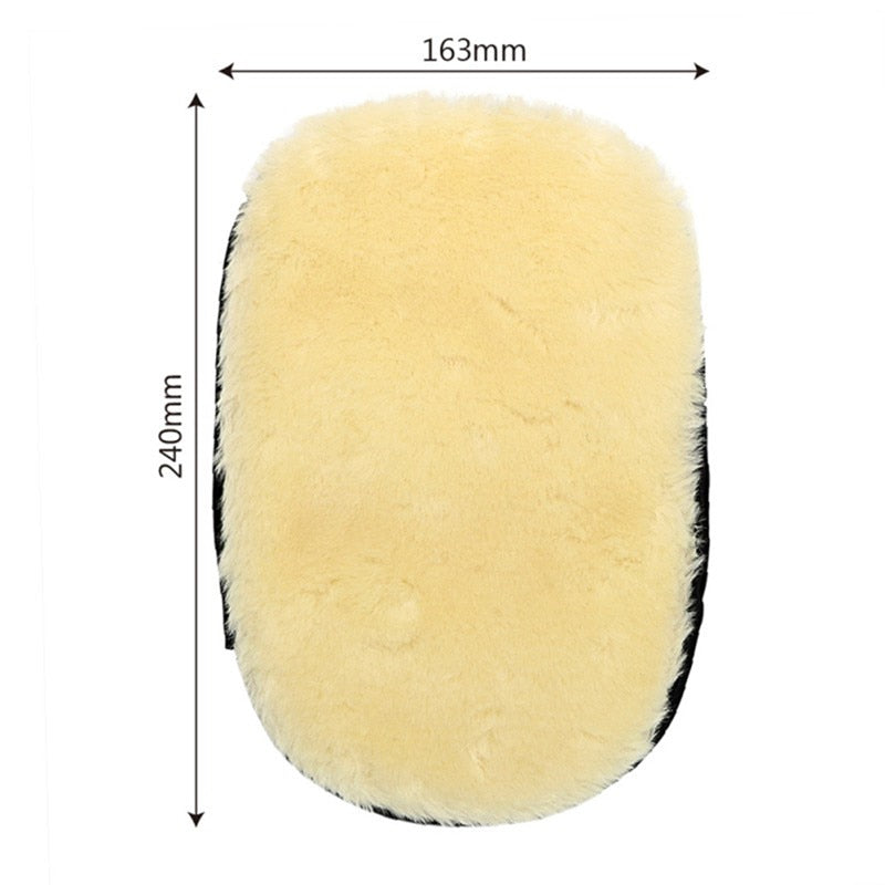 Car Imitation Wool Wash Gloves Soft Cleaning Gloves Motorcycle Washer Care Car Cleaning Tool Car Accessories