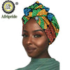 2020 African New Fashion Headwrap Women Cotton Wax Fabric Traditional Headtie Scarf Turban pure Cotton Wax AFRIPRIDE S001