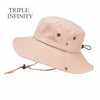 Outdoor Summer Men's Sun Hat Wide Brim Breathable Mountaineering Hiking Bucket Hat Anti-UV Sun Protection Sunshade Fishing Hat