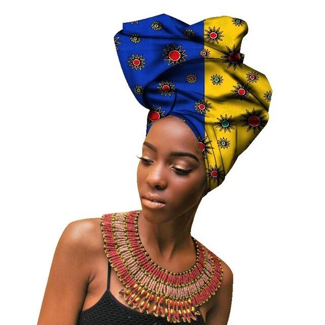 Print African Head Wrap African Head Scarf African Headwraps Womens Adults African Headscarf 50*180cm