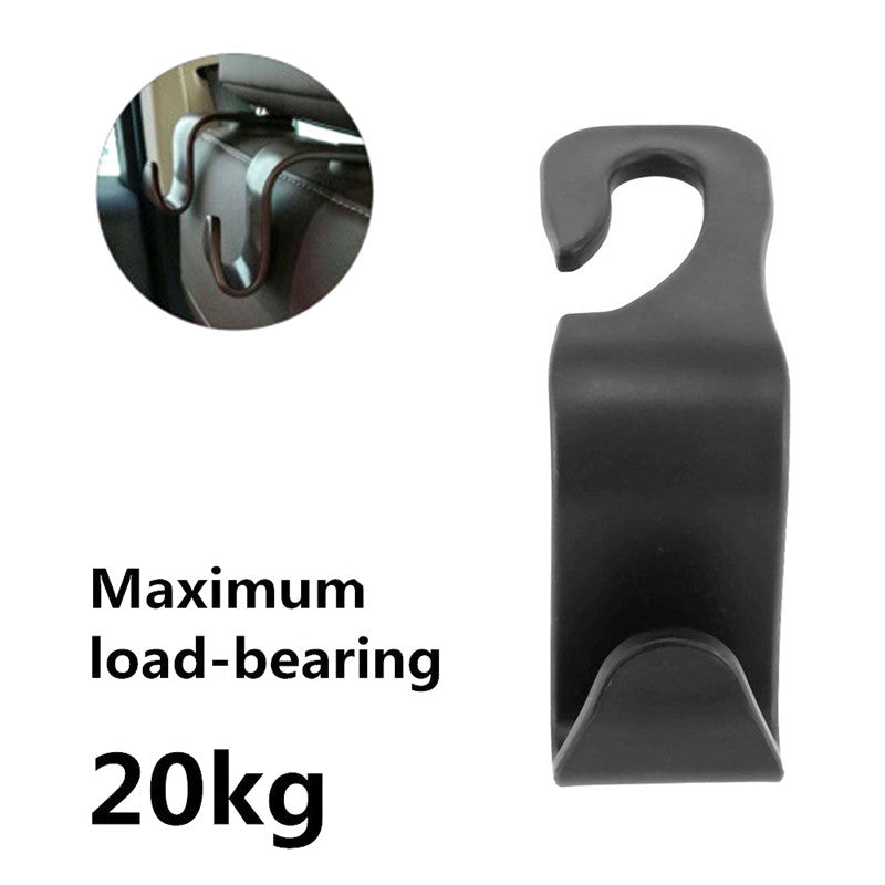 2PCS 20KG Car Seat Back Hook Auto Headrest Organizer Storage Hanger Hook for Groceries Bag Handbag Car Accessories Interior