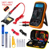 Soldering iron with Digital multimeter kit Adjustable Temperature Auto Ranging AC/DC tester multimetro Welding Tool Kits