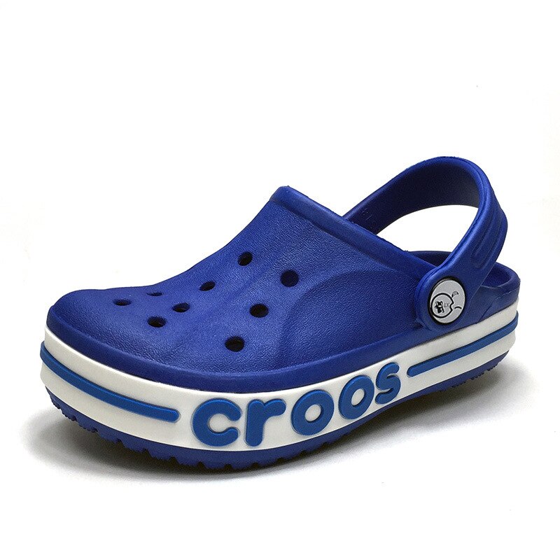 Children's Sandals Kids Casual Outdoor Shoes Clogs Non-slip Home Bathing Slipper Soft Corc for Children over 7 Summer Hole Shoes