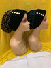 Shining Sequins Muslim Turban Cap Women Sequence Ready Female Head Wraps African Auto Gele Aso Oke Headwear Already Made Headtie