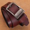 Men Belt Genuine Leather Luxury High Quality Plus Large Size 130 140 150cm Business Pin Buckle Belt Men's Jeans Accessories Man