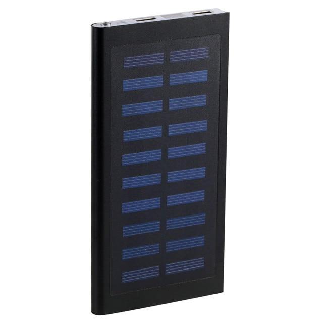 Solar Power Bank 30000mah External Battery 2 USB LED Powerbank Portable Mobile phone Solar Charger for Xiaomi iphone huawie - Surprise store