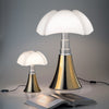 Post Modern Height Adjustable Table Lamp Martinelli Luce's Pipistrello Lamp Restaurant Hotel White Glass Shade Desk Lamp Light