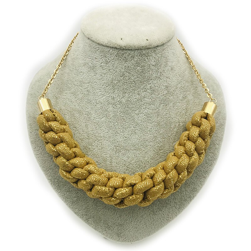 Dandie Fashionable cotton rope necklace, simple female accessories