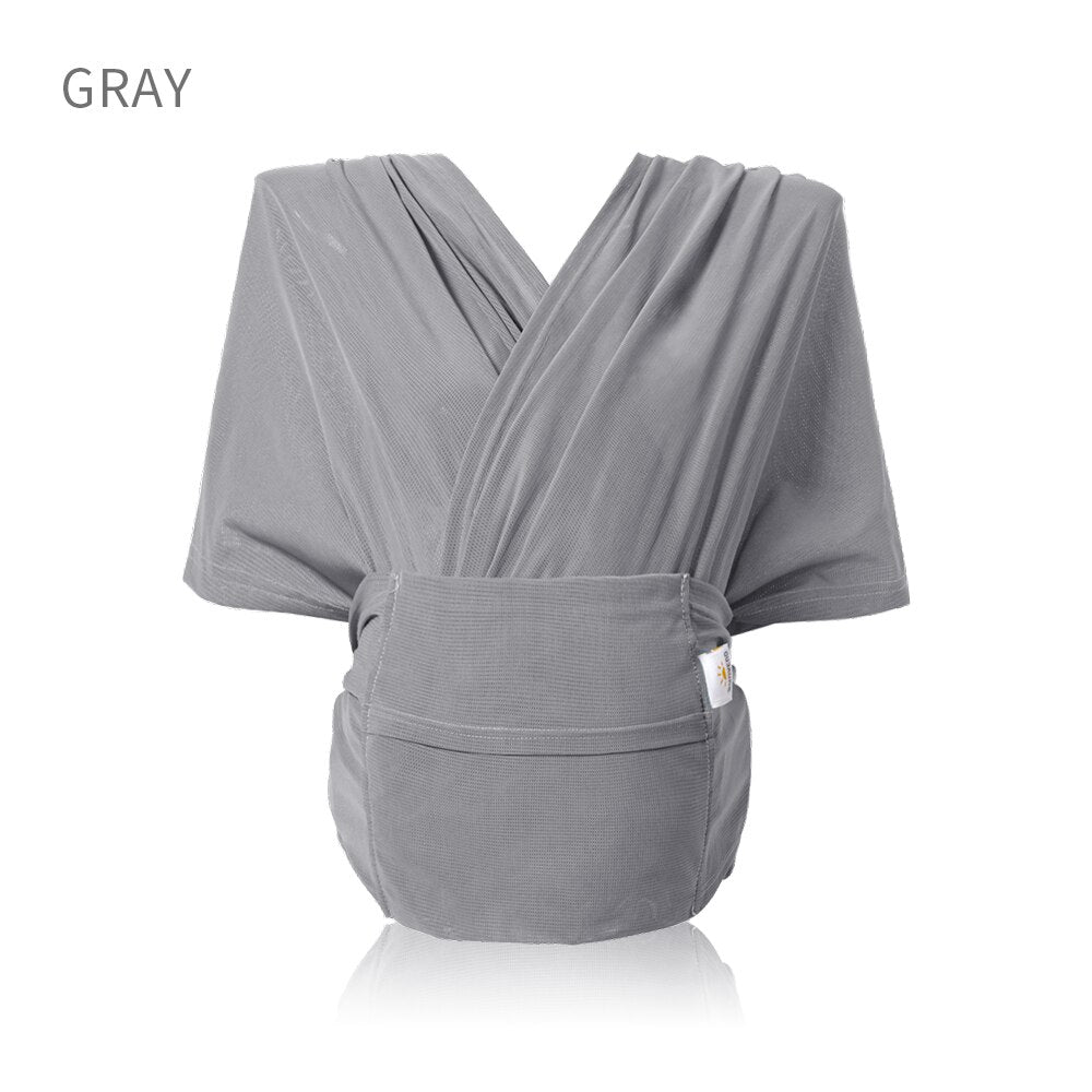 Sunveno Adjustable Baby Wrap Carrier, Infant and Child Sling - Simple Pre-Wrapped Holder for Baby Newborns