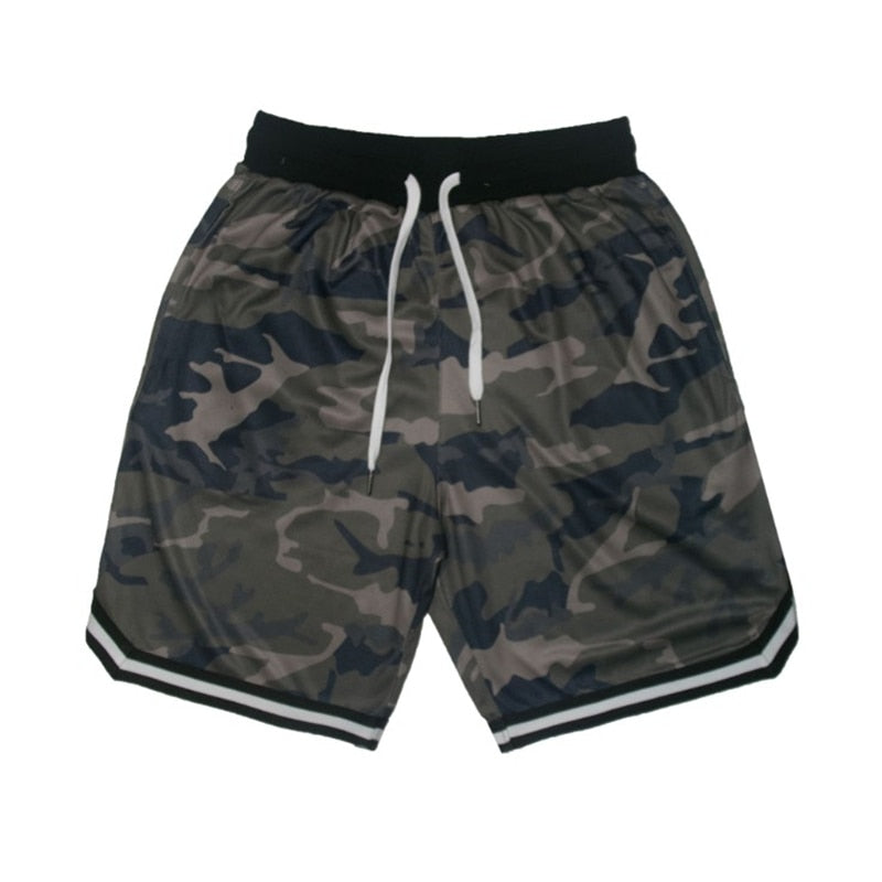 2021 Gyms Men Camouflage Compression Fitness Shorts Men Bodybuilding Causal Shorts Male Summer Quick Dry Beach Short Homme