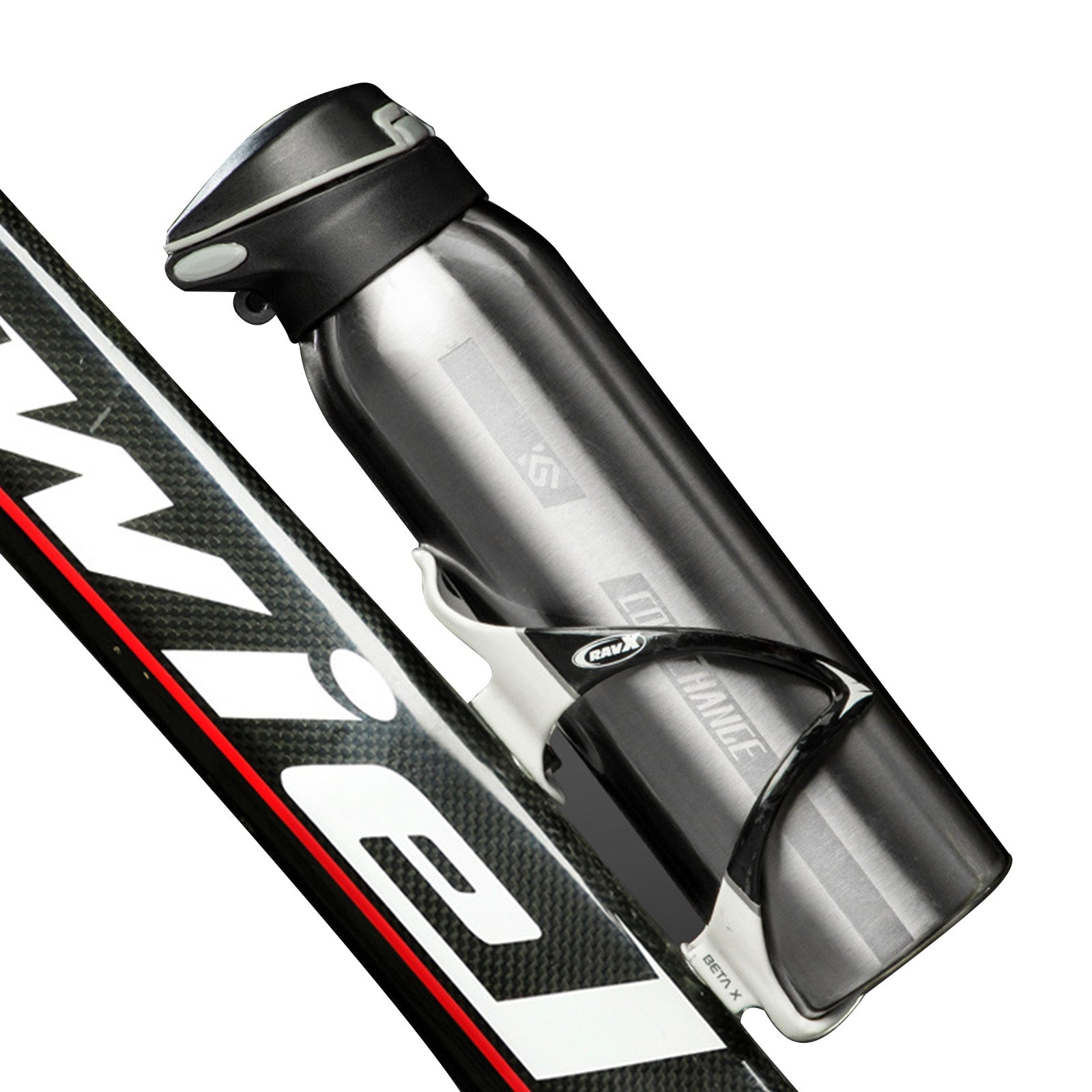 loozykit 500ml Aluminum Alloy Mountain Bike Bicycle Water Bottle Kettle Cycling Thermos Warm Keeping Water Cup Sports Bottle