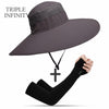 New Summer Sun Hat For Man Outdoor Quick-drying Sun-proof Men's Panama Hat Fishing Breathable Male Large Wide Brim Bucket Hats