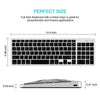 Zienstar Standard Full-Size Wireless Bluetooth Keyboard for Ipad,MACBOOK,LAPTOP,Computer and Android Tablet,Rechargeable Battery - Surprise store
