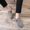 2019 new men's shoes Doudou shoes men's driving shoes a pedal tide shoes men - Surprise store