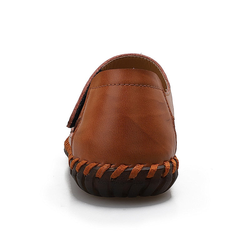 Sandals Shoes For Men's Big Foot Slippers Summer Breathable Genuine Leather deadlift Casual Driving Beach Dad Outdoor soft soled