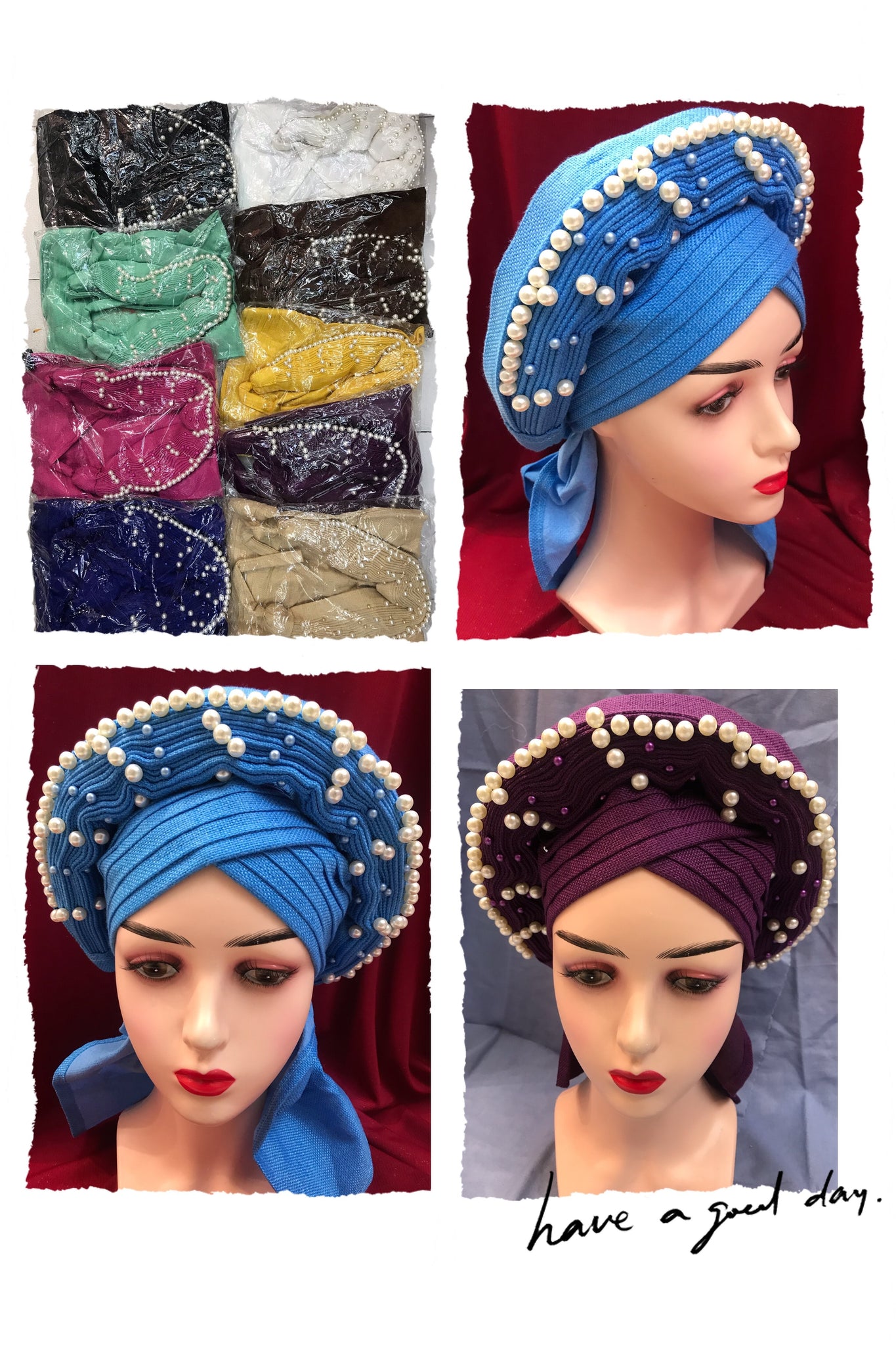 Shining Sequins Muslim Turban Cap Women Sequence Ready Female Head Wraps African Auto Gele Aso Oke Headwear Already Made Headtie