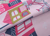 TONGDI Children Blackout Curtains Cartoon House Printing High-grade Decoration For Home Christmas Parlou Bedroom LivingRoom