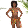 Plus Size Sexy Bikini 2021 New Push Up Swimwear Women Ankara Print Bikini Set Swimsuit Bathing Suit Beachwear Biquini Two Piece
