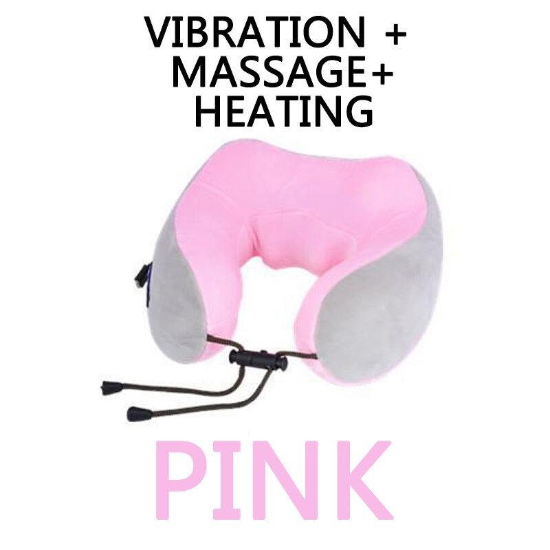 SB Massage U-Shaped Pillow Neck Pillow Multi-Function Shoulder and Cervical Vertebra Electric Outdoor pillow for airplane