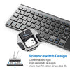 AVATTO Thin 2.4GHz USB Wireless Mini Keyboard with Number Touchpad Numeric Keypad for Android windows Tablet, Desktop, Laptop,PC - Surprise store
