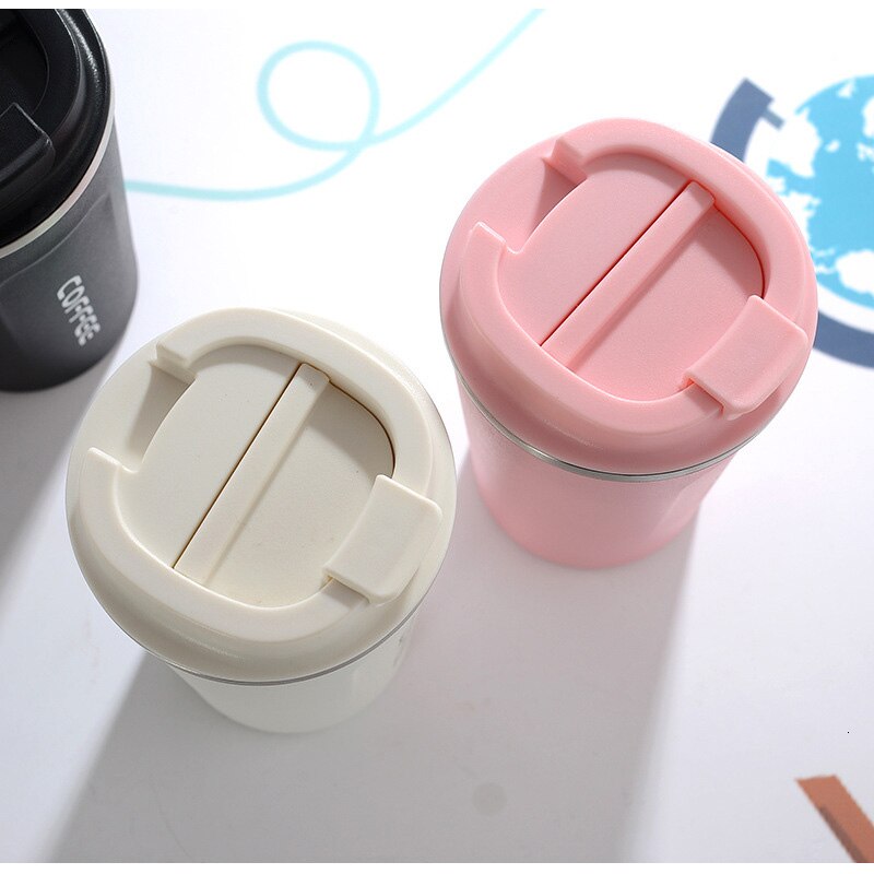 380ml/510ml Stainless Steel Coffee Thermos Mug Portable Car Vacuum Flasks Travel Thermo Cup