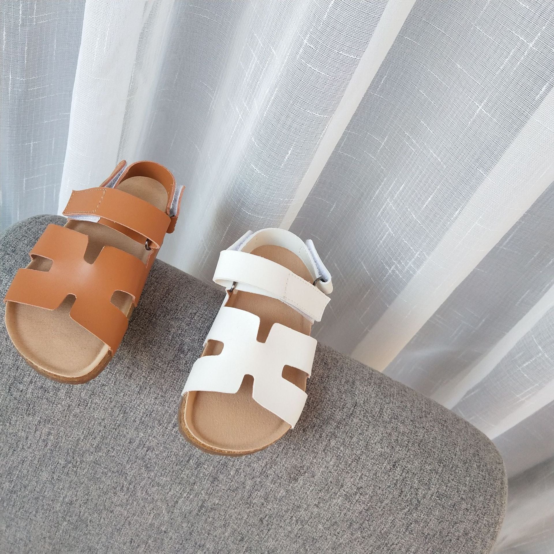 Summer Kids Beach Sandals Baby Girls Black Slip On Shoes Children Casual Sandalias Toddler Brand Shoes Boy Outdoor Fashion Mules