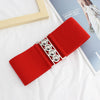 Women's wide belt female designer thick body belt belt fashion elastic dress female luxury white belt elastic red waist 19
