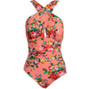 Swimsuit ladies large size one-piece sexy push high bra beach swimsuit Brazil print swimming bikini set Tankini swimsuit Brazili