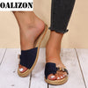 2022 New Sandals Shoes Flip Flops Shallow Open Toe Summer Fashion Women Outdoor Beach Beach Designer Dress Platform Female Shoes