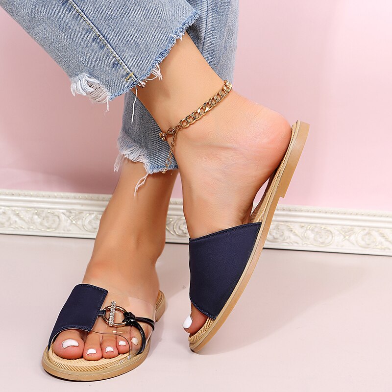 2022 New Sandals Shoes Flip Flops Shallow Open Toe Summer Fashion Women Outdoor Beach Beach Designer Dress Platform Female Shoes