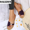 2022 New Sandals Shoes Flip Flops Shallow Open Toe Summer Fashion Women Outdoor Beach Beach Designer Dress Platform Female Shoes