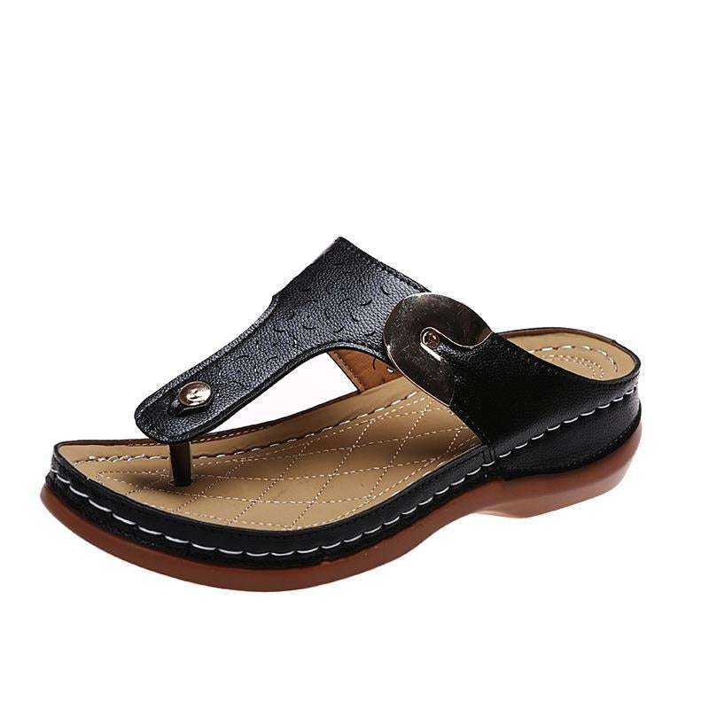 Sandals Elegant Women Expose Toe Sexy Sandals Concise Party Ladies Shoes Toe Flat Women Sandals Zapatos De Mujer Female Footwear