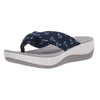 2022 Fashion Women Slippers Elegant Printed Solid Color Ladies Wedge Sandals New Casual Outdoor Beach Slippers Female Flip Flop