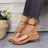 New Women Summer Shoe 2022 Platform Non-slip Sandals Women Closed Toe Wedge Sandals Ladies Light Casual Shoes Large Size