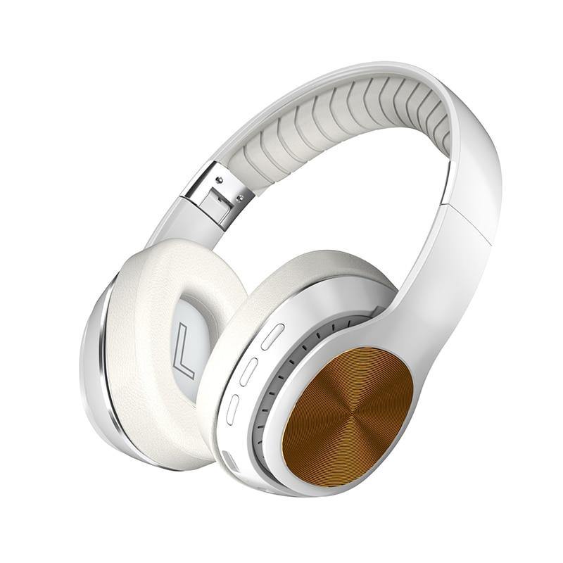 HiFi Wireless Headphones Bluetooth Foldable Headset Support TF Card/FM Radio/Bluetooth Stereo Headset With Mic Deep Bass - Surprise store