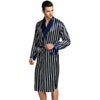 Mens Silk Satin Pajamas Pajama Pyjamas PJS Sleepwear Robe Robes Nightgown Robes S M L XL 2XL 3XL Plus Beige Blue Striped