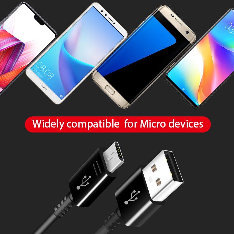 Samsung S6 S7edge Original 2A 1.2m Micro USB Android 1.5m Cable Fast Charging Data Cables Adaptieve for Note2 Note4 Note5 note