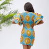 African dresses for women 2021 New women fashion dress African print wax clothing Sexy Party Ankara dresses
