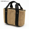 2019 Straw Beach Bags Women Rattan Strandtas Handbags Ladies Bolso Paja Travel Bolso Playa Sac En Paille Tote Bag Bolsos Mujer