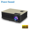 Poner Saund M5 LED Projector Full HD 1080P 3D Android 6.0 Projetor 4500 Lumens Projektor HDMI USB WiFi Proyector Bluetooth