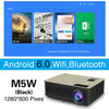 Poner Saund M5 LED Projector Full HD 1080P 3D Android 6.0 Projetor 4500 Lumens Projektor HDMI USB WiFi Proyector Bluetooth