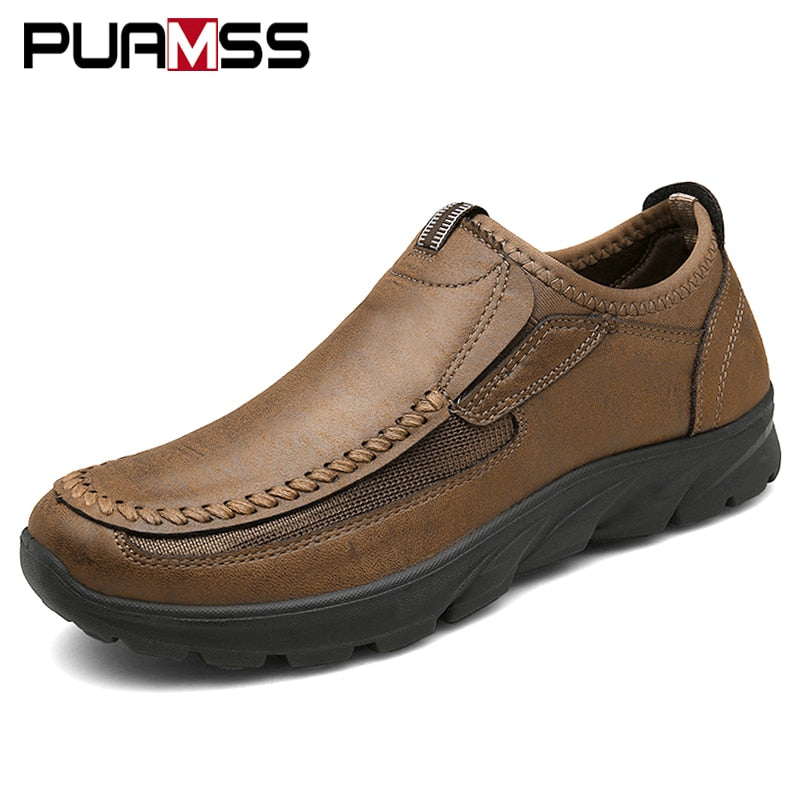 Men Casual Shoes Loafers Sneakers 2019 New Fashion Handmade Retro Leisure Loafers Shoes Zapatos Casuales Hombres Men Shoes