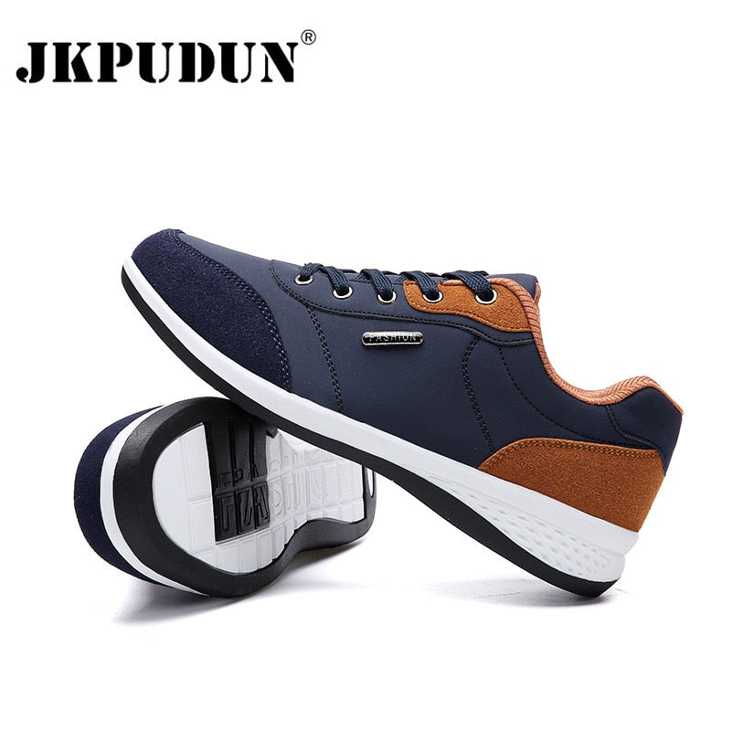 Leather Men Shoes Luxury Brand England Trend Casual Shoes Men Sneakers Italian Breathable Leisure Male Footwear Chaussure Homme