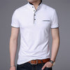 Men Polo Shirts Short Sleeve Solid Polo Shirt Mens