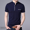 Men Polo Shirts Short Sleeve Solid Polo Shirt Mens