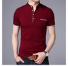 Men Polo Shirts Short Sleeve Solid Polo Shirt Mens