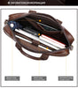 WESTAL men's leather bag men's briefcase office bags for men bag man's genuine leather laptop bags male tote briefcase handbag